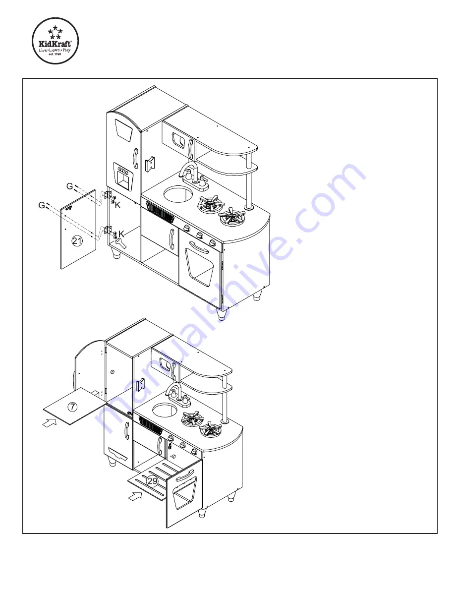 KidKraft 53208A Assembly Instructions Manual Download Page 12