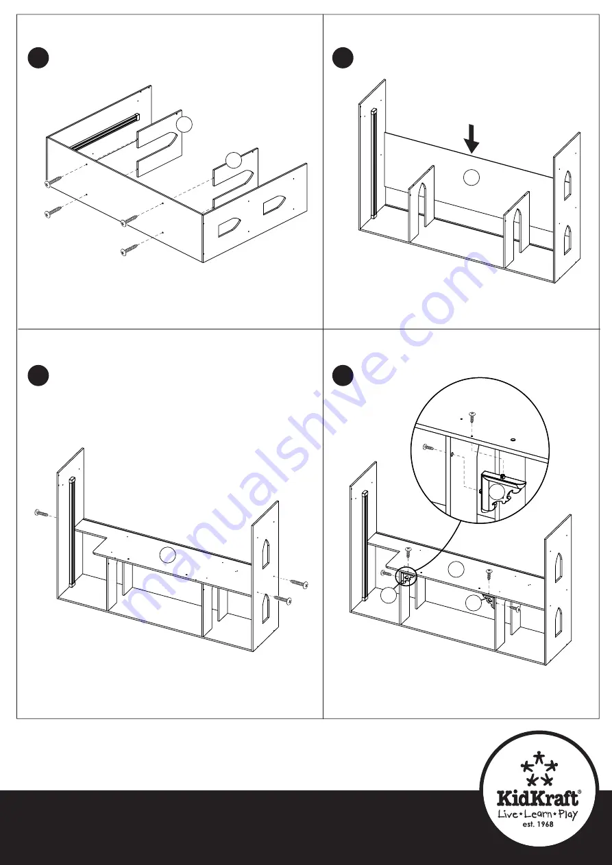 KidKraft 65904 Assembly Instructions Manual Download Page 4