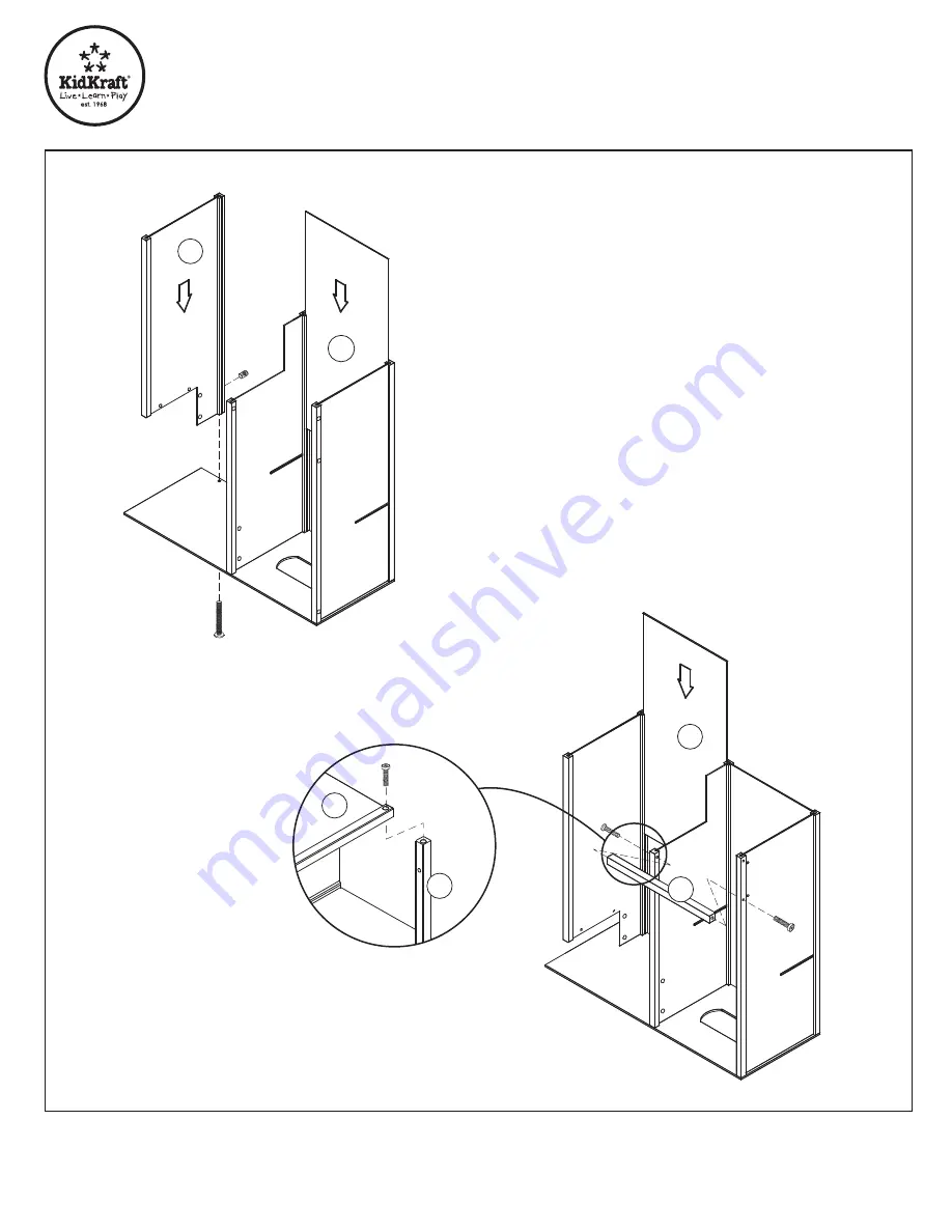 KidKraft Amelia Follhouse 65093A Assembly Instructions Manual Download Page 3