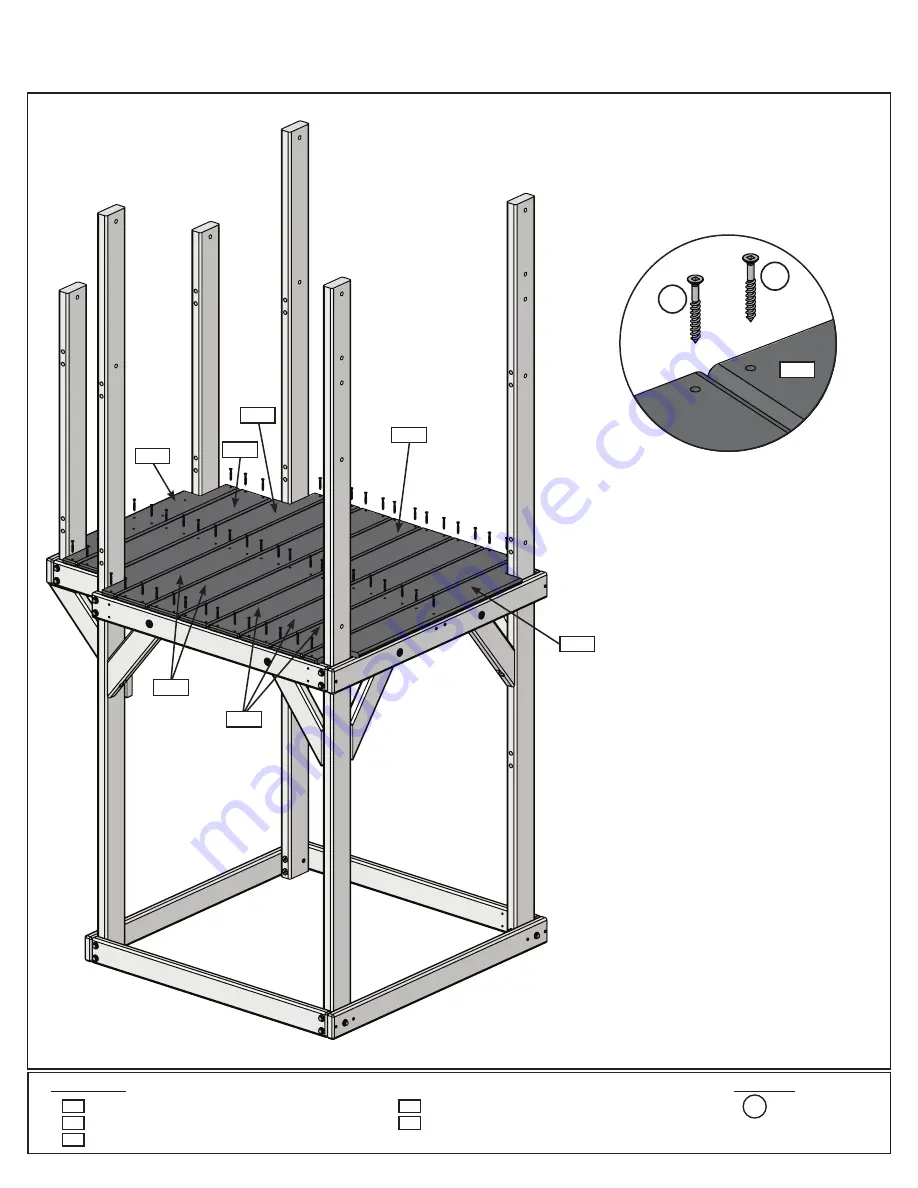 KidKraft ARBOR CREST DELUXE Installation And Operating Instructions Manual Download Page 27