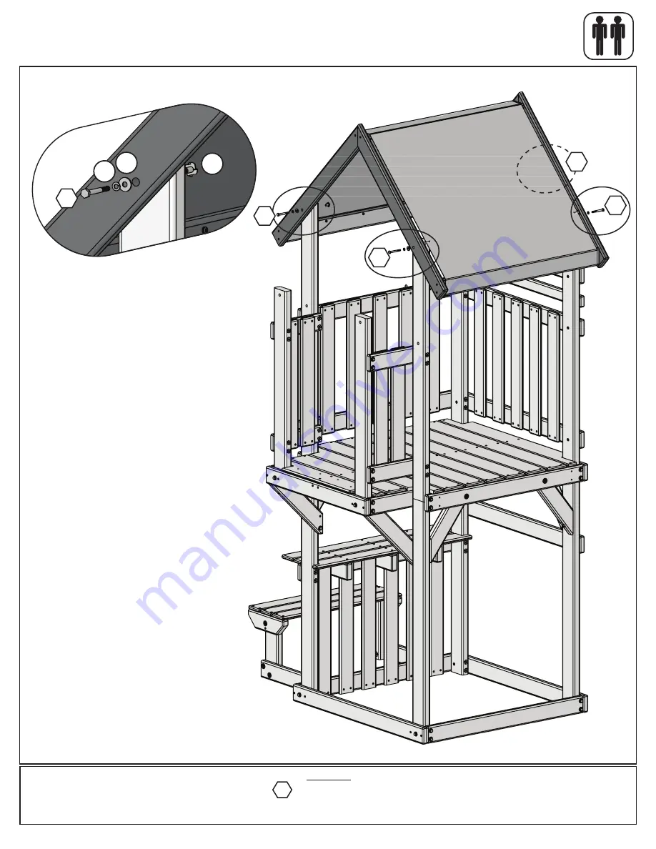 KidKraft ARBOR CREST DELUXE Installation And Operating Instructions Manual Download Page 51