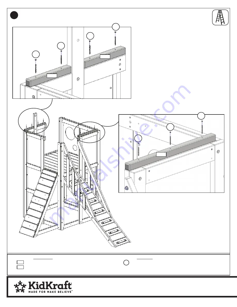 KidKraft BILT COMMAND BASE BATTLE FORT Installation And Operating Instructions Manual Download Page 88