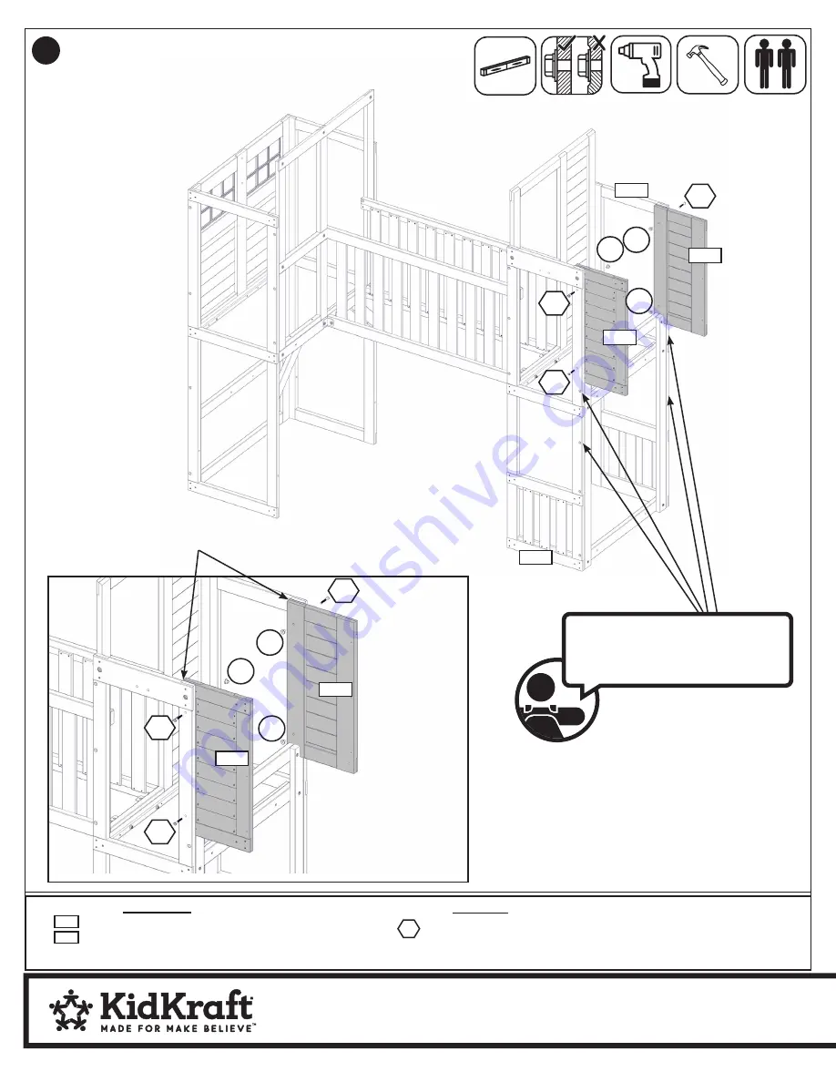 KidKraft BOULDER BLUFF F29315 Скачать руководство пользователя страница 44