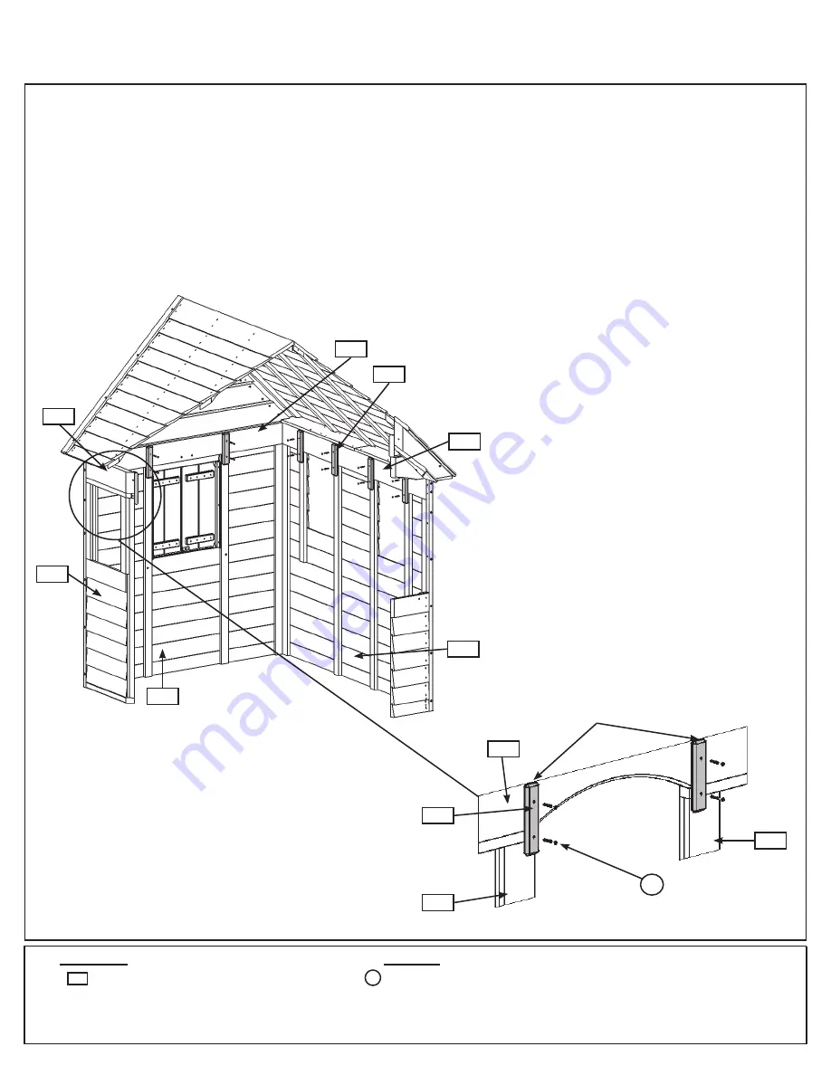 KidKraft Cedar Summit Bancroft Playhouse Installation And Operating Instructions Manual Download Page 37