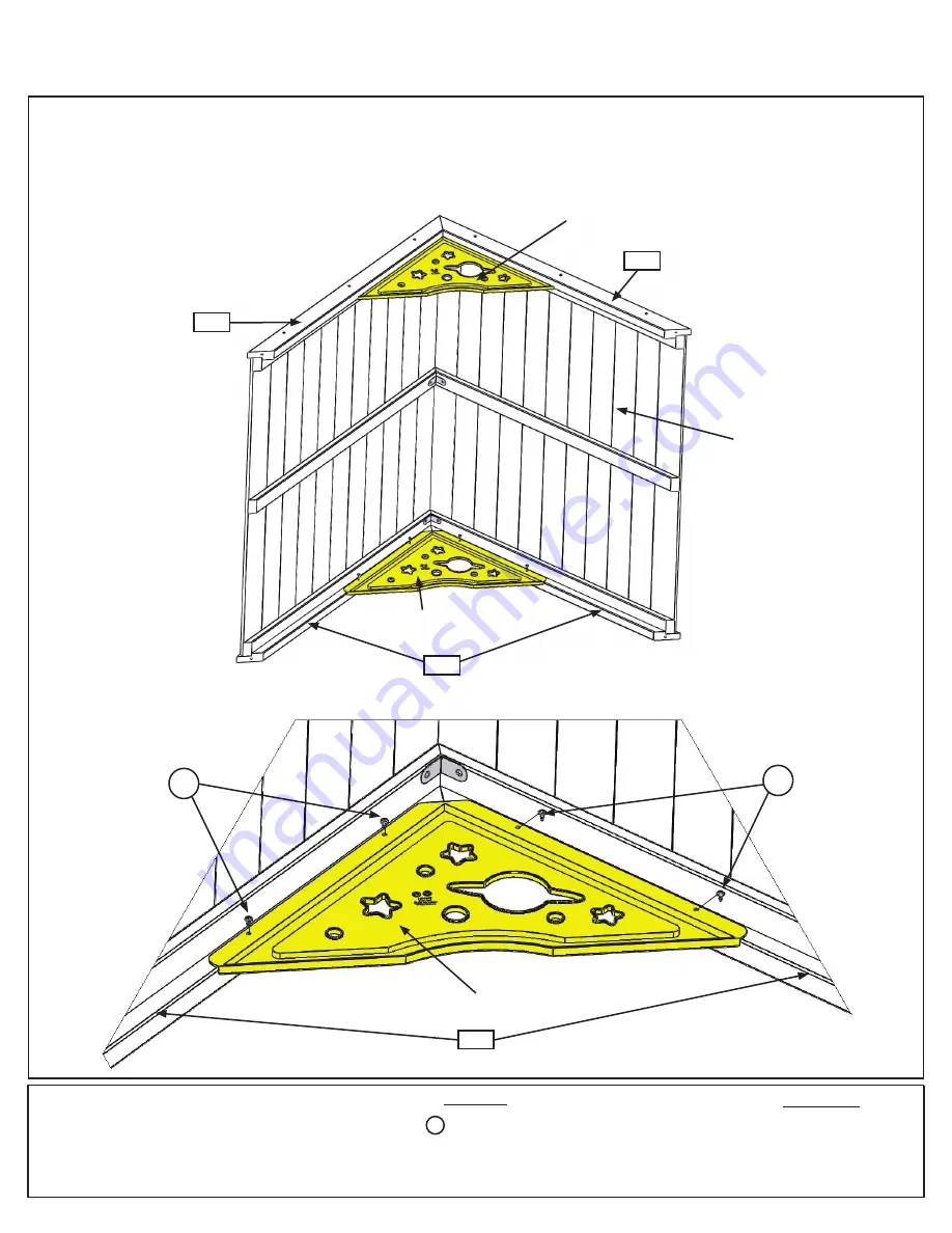 KidKraft Cedar Summit BEAR CAVE LODGE FSC Installation And Operating Instructions Manual Download Page 64