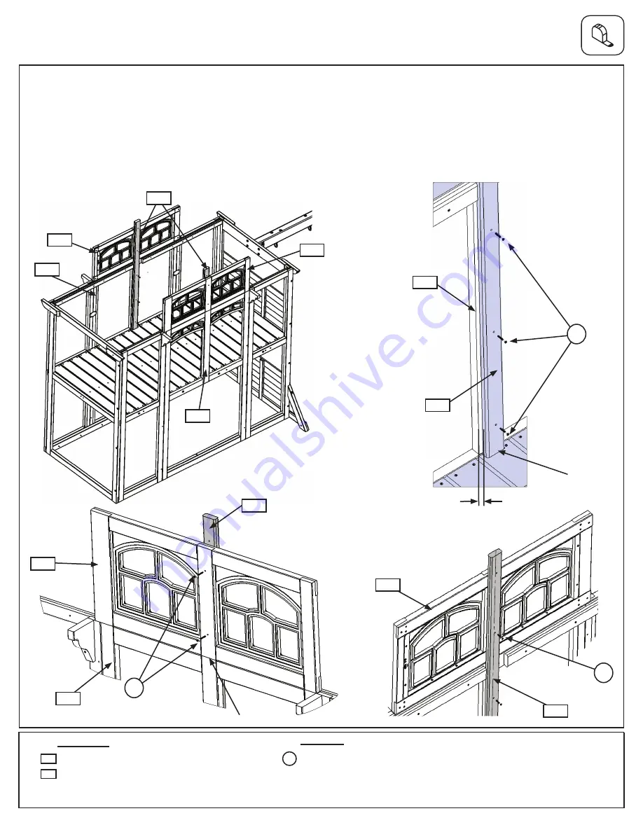 KidKraft Cedar Summit BEAR CAVE LODGE FSC Installation And Operating Instructions Manual Download Page 70