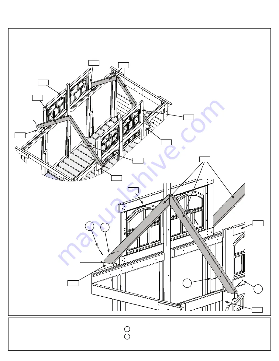 KidKraft Cedar Summit BEAR CAVE LODGE FSC Installation And Operating Instructions Manual Download Page 72