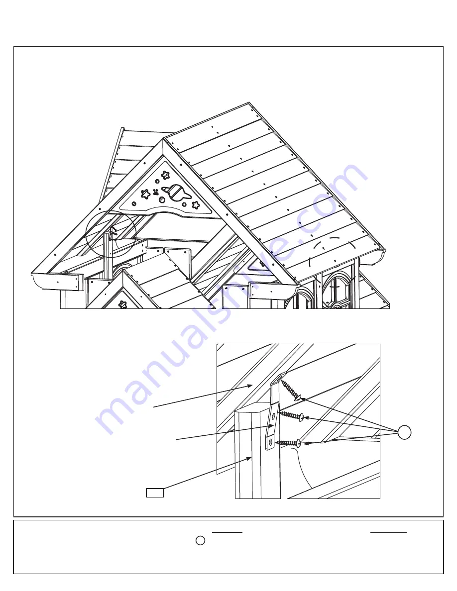 KidKraft Cedar Summit BEAR CAVE LODGE FSC Installation And Operating Instructions Manual Download Page 78