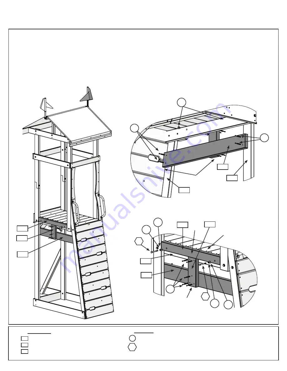 KidKraft Cedar Summit BEAR CAVE LODGE FSC Installation And Operating Instructions Manual Download Page 97