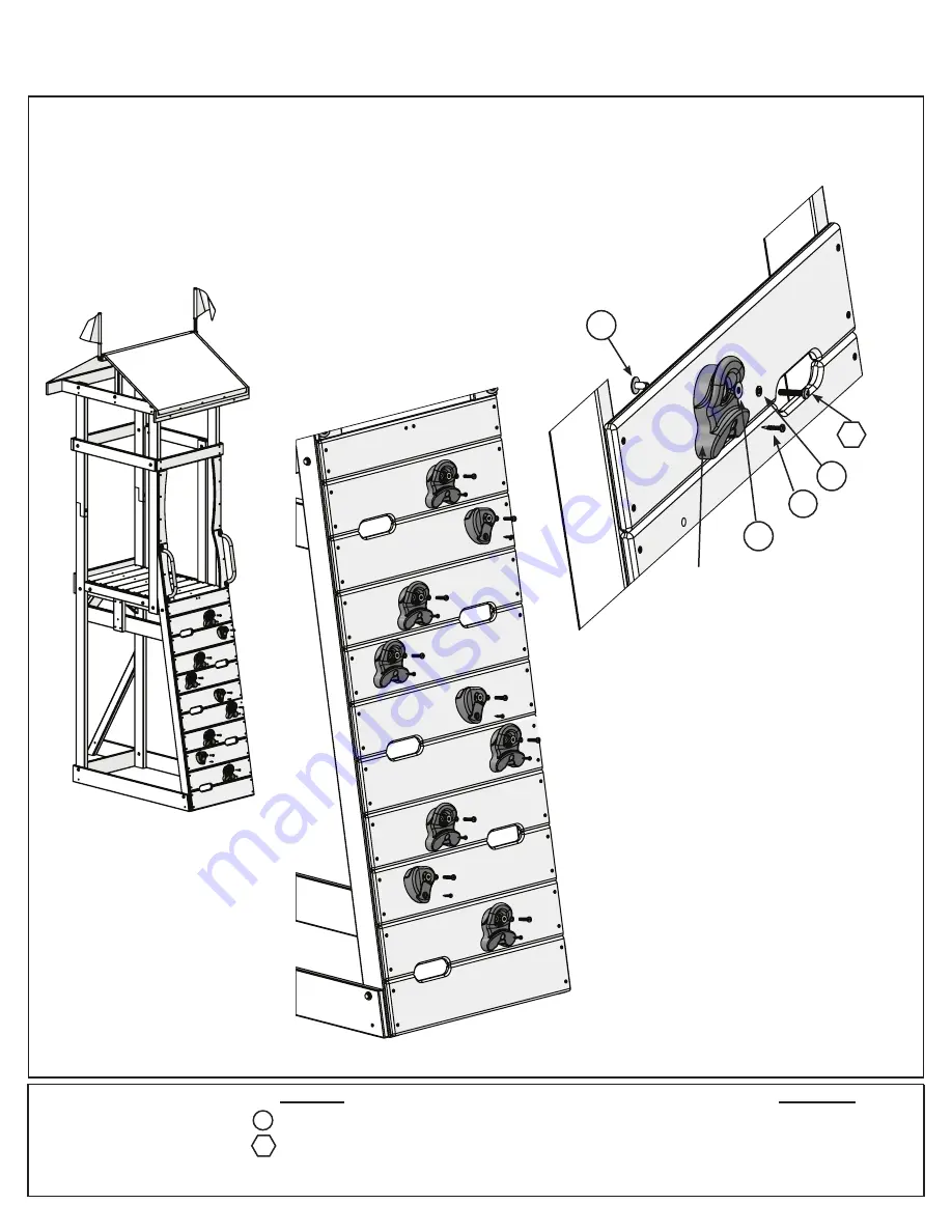 KidKraft Cedar Summit BEAR CAVE LODGE FSC Installation And Operating Instructions Manual Download Page 99