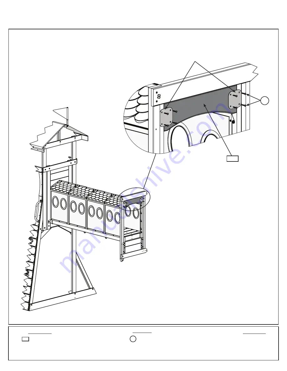 KidKraft Cedar Summit BEAR CAVE LODGE FSC Installation And Operating Instructions Manual Download Page 114