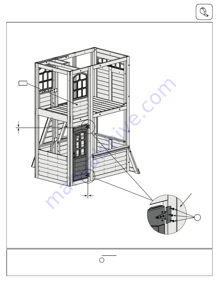 KidKraft Cedar Summit COPPER RIDGE PLAYSET Installation And Operating Instructions Manual Download Page 44