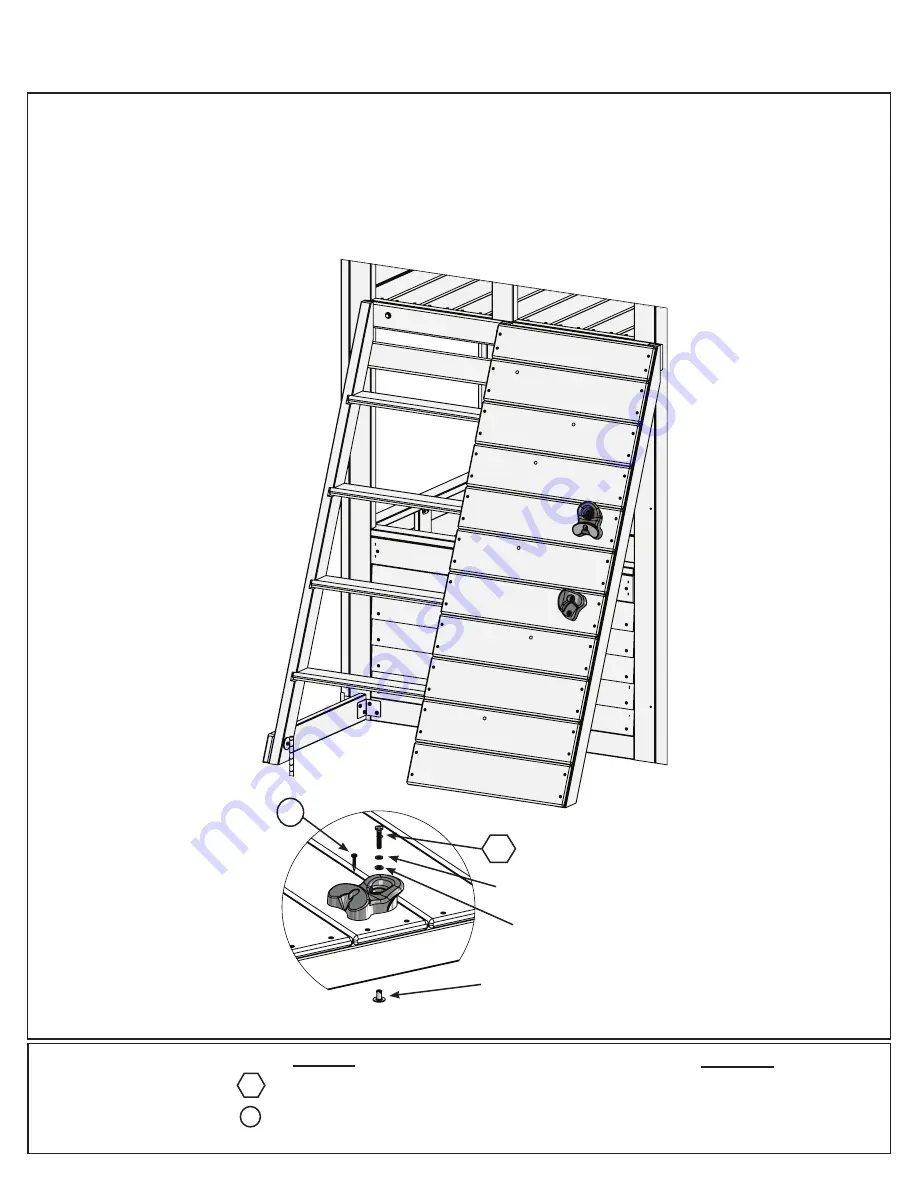 KidKraft Cedar Summit COPPER RIDGE PLAYSET Installation And Operating Instructions Manual Download Page 105