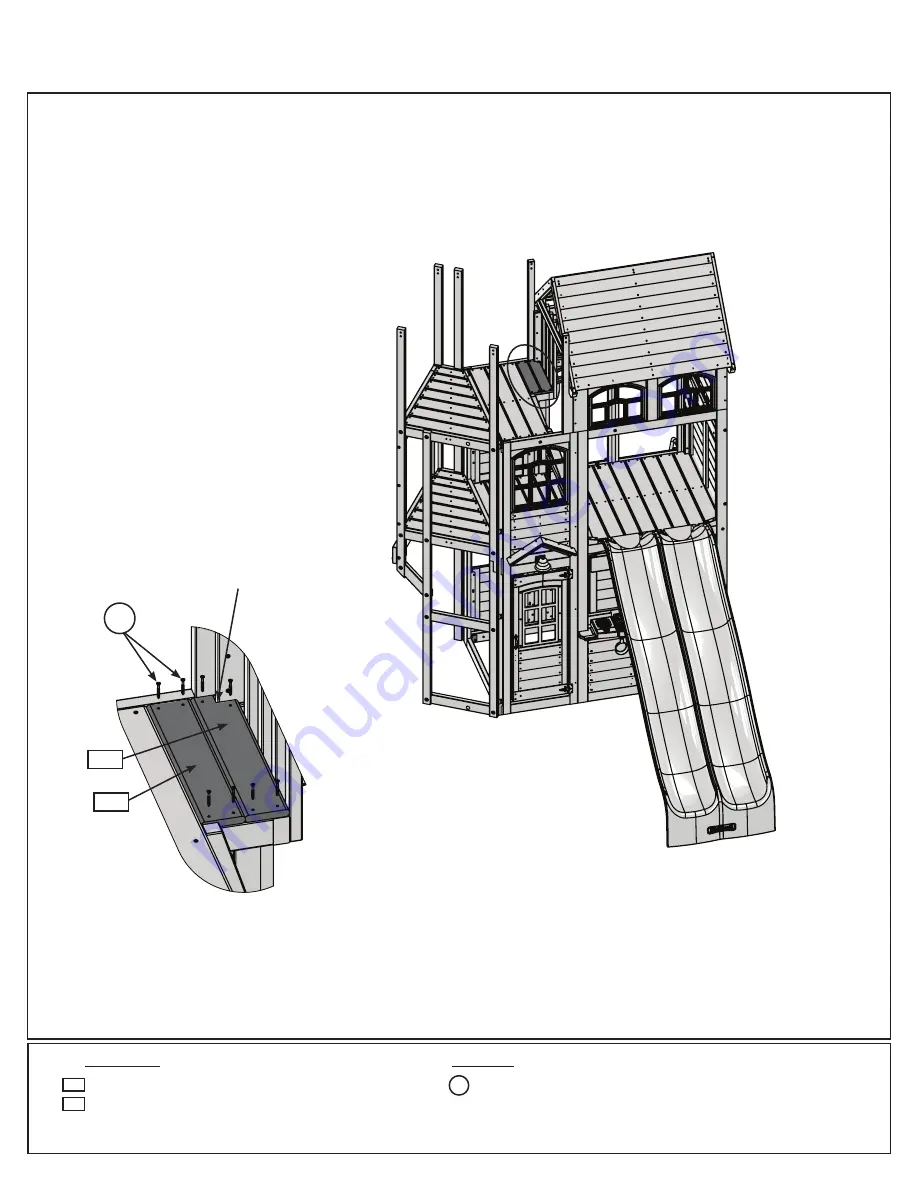 KidKraft Cedar Summit F25745 Installation And Operating Instructions Manual Download Page 98