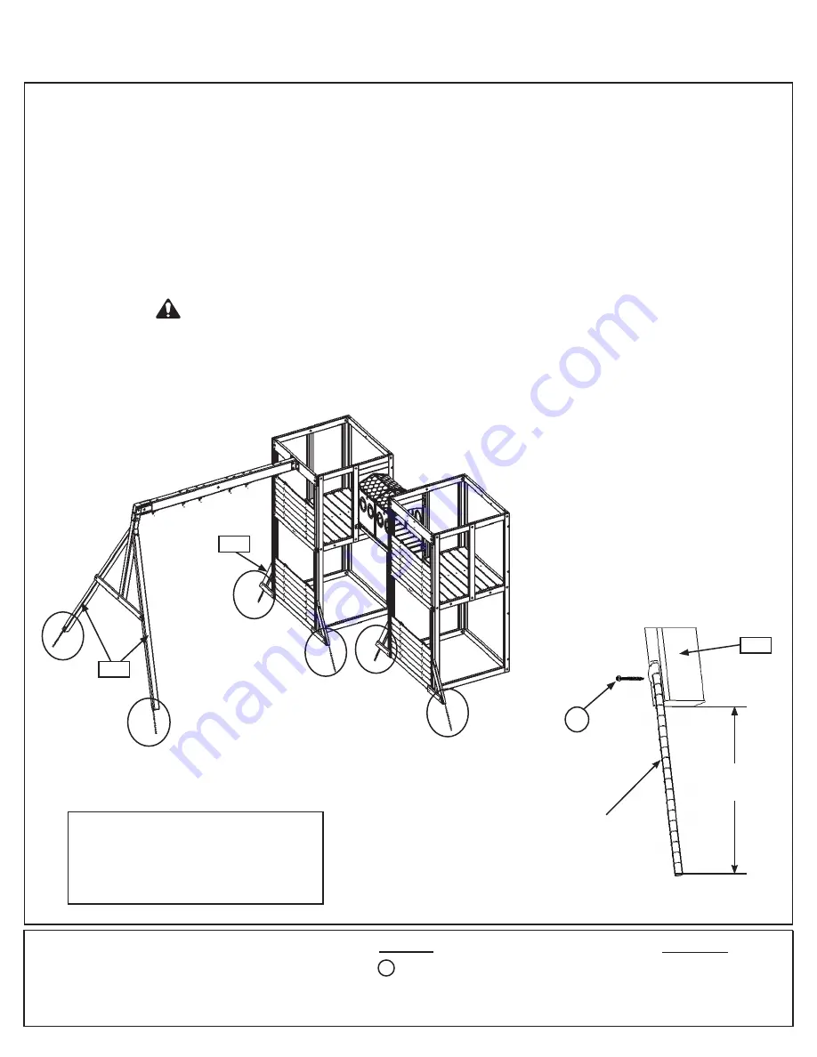 KidKraft Cedar Summit F29380 Installation And Operating Instructions Manual Download Page 49