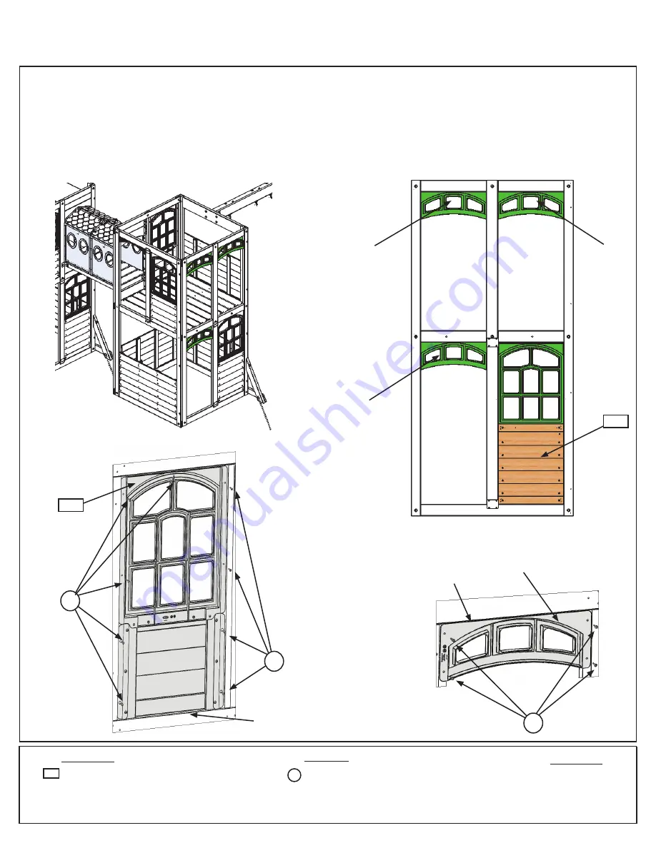 KidKraft Cedar Summit F29380 Installation And Operating Instructions Manual Download Page 57