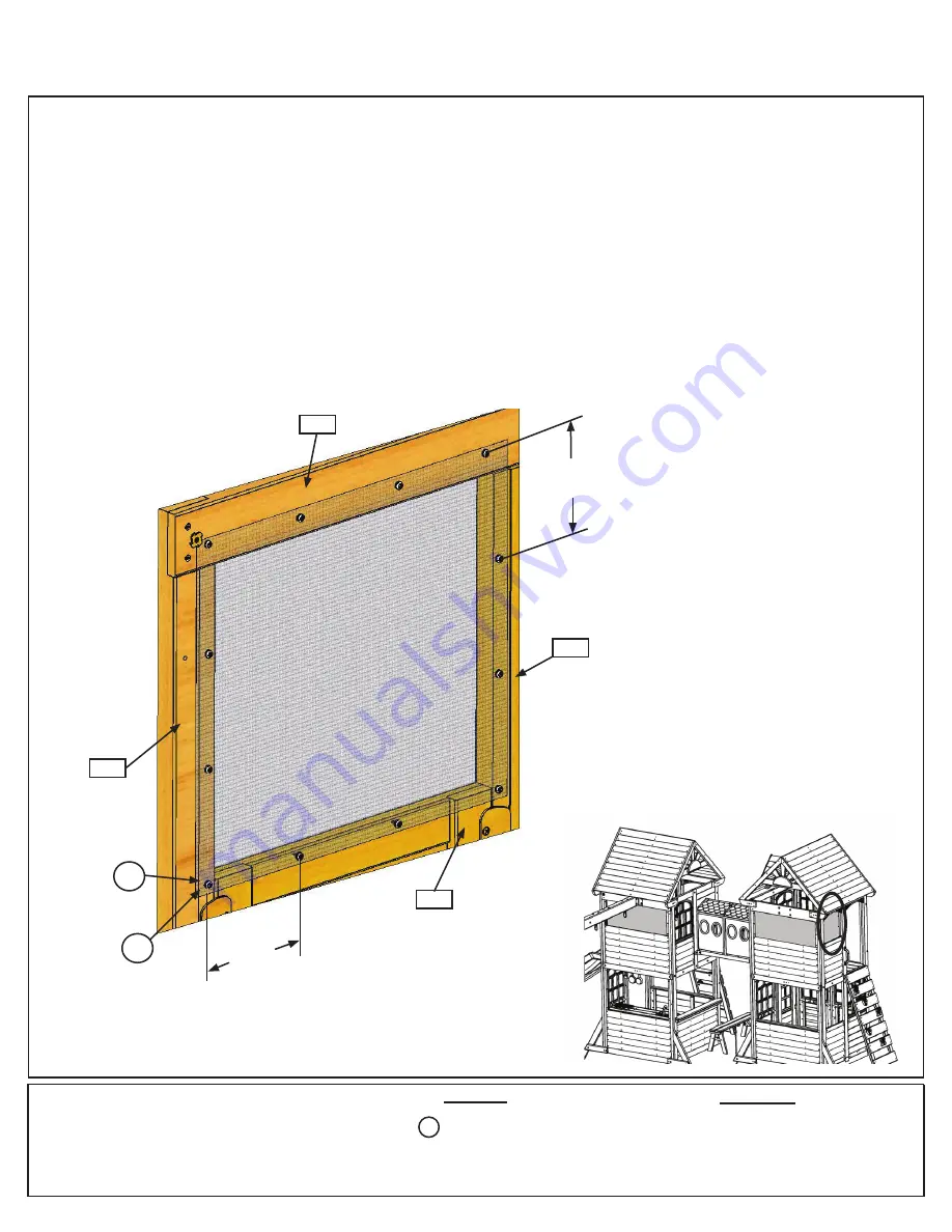 KidKraft Cedar Summit F29380 Installation And Operating Instructions Manual Download Page 116