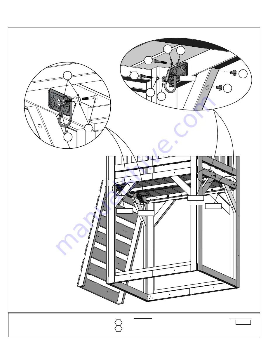 KidKraft Cedar Summit LINDALE PLAYSET F29130 Installation And Operating Instructions Manual Download Page 59