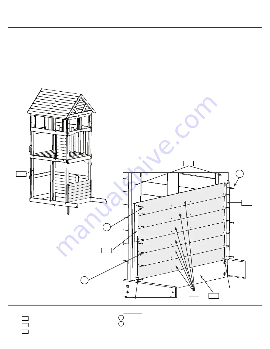 KidKraft CRANBROOK PLAY SYSTEM Installation And Operating Instructions Manual Download Page 52