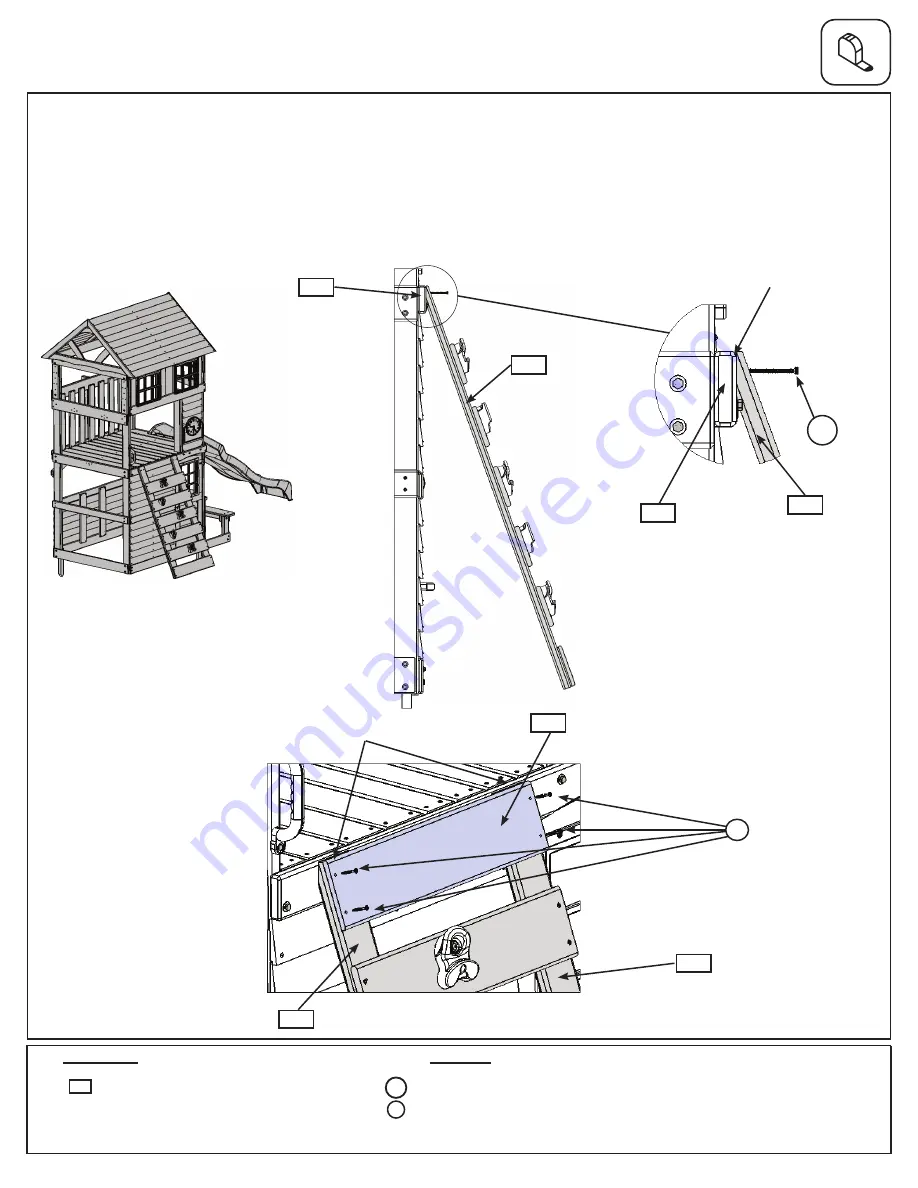 KidKraft CRANBROOK PLAY SYSTEM Installation And Operating Instructions Manual Download Page 68