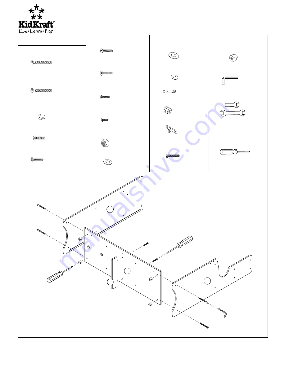 KidKraft Deluxe Let's Cook Assembly Instructions Manual Download Page 2