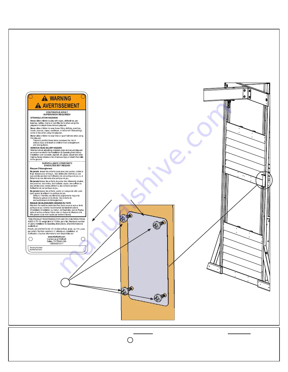 KidKraft F24935 Installation And Operating Instructions Manual Download Page 86