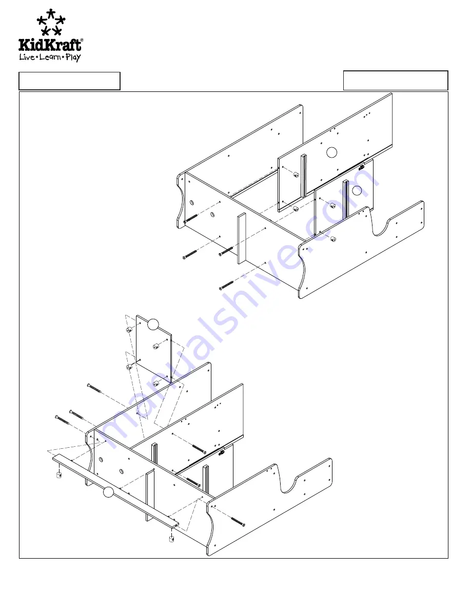 KidKraft Large Pastel Kitchen Assembly Instructions Manual Download Page 3