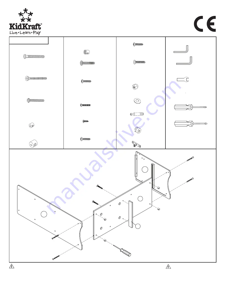 KidKraft My Pretty Kitchen G2610 Assembly Instructions Manual Download Page 2