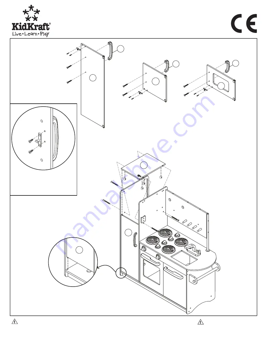 KidKraft My Pretty Kitchen G2610 Скачать руководство пользователя страница 8