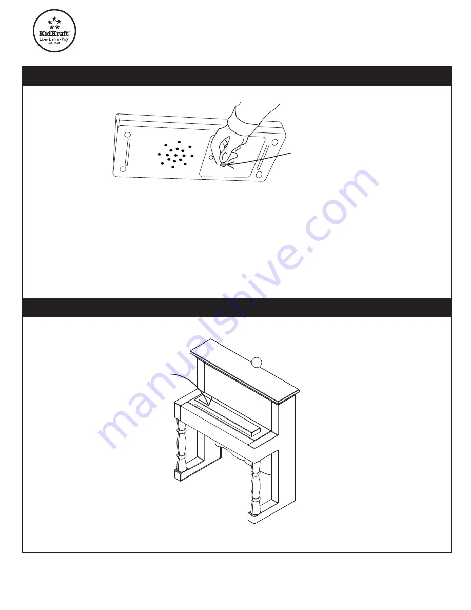 KidKraft Petite Chateau Dollhouse Assembly Instructions Manual Download Page 13