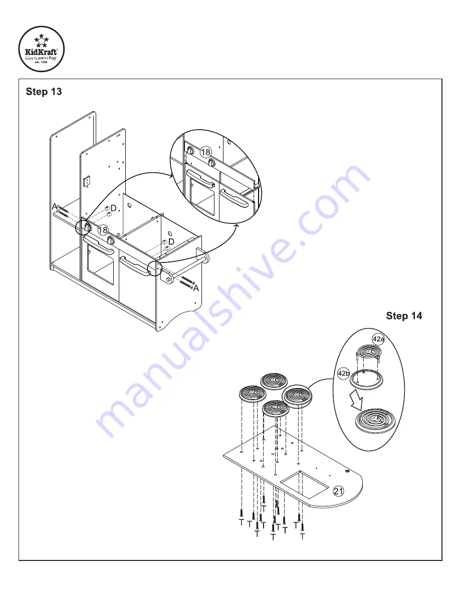 KidKraft Sundae Kitchen 53245A Скачать руководство пользователя страница 7