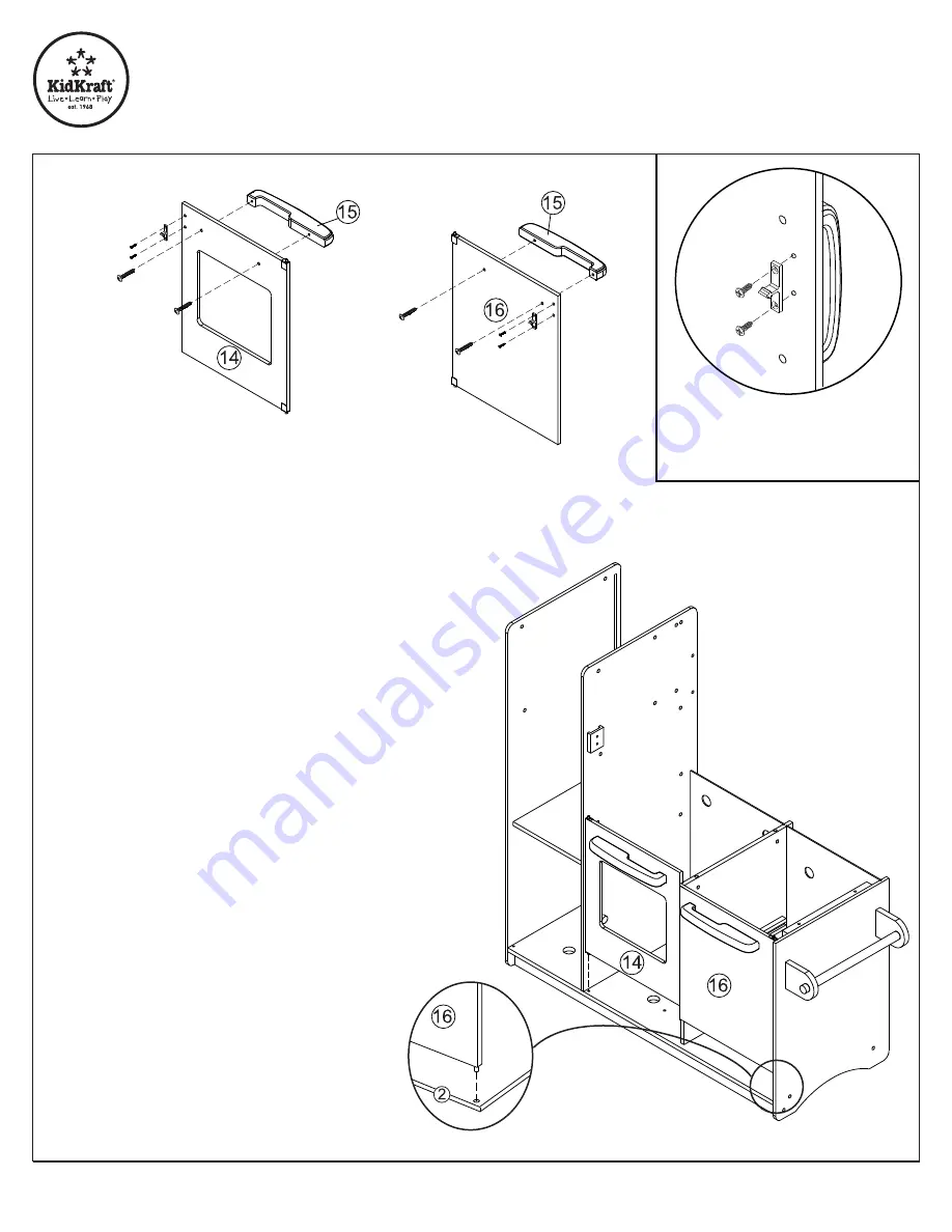 KidKraft super chef 53246 Assembly Instructions Manual Download Page 5