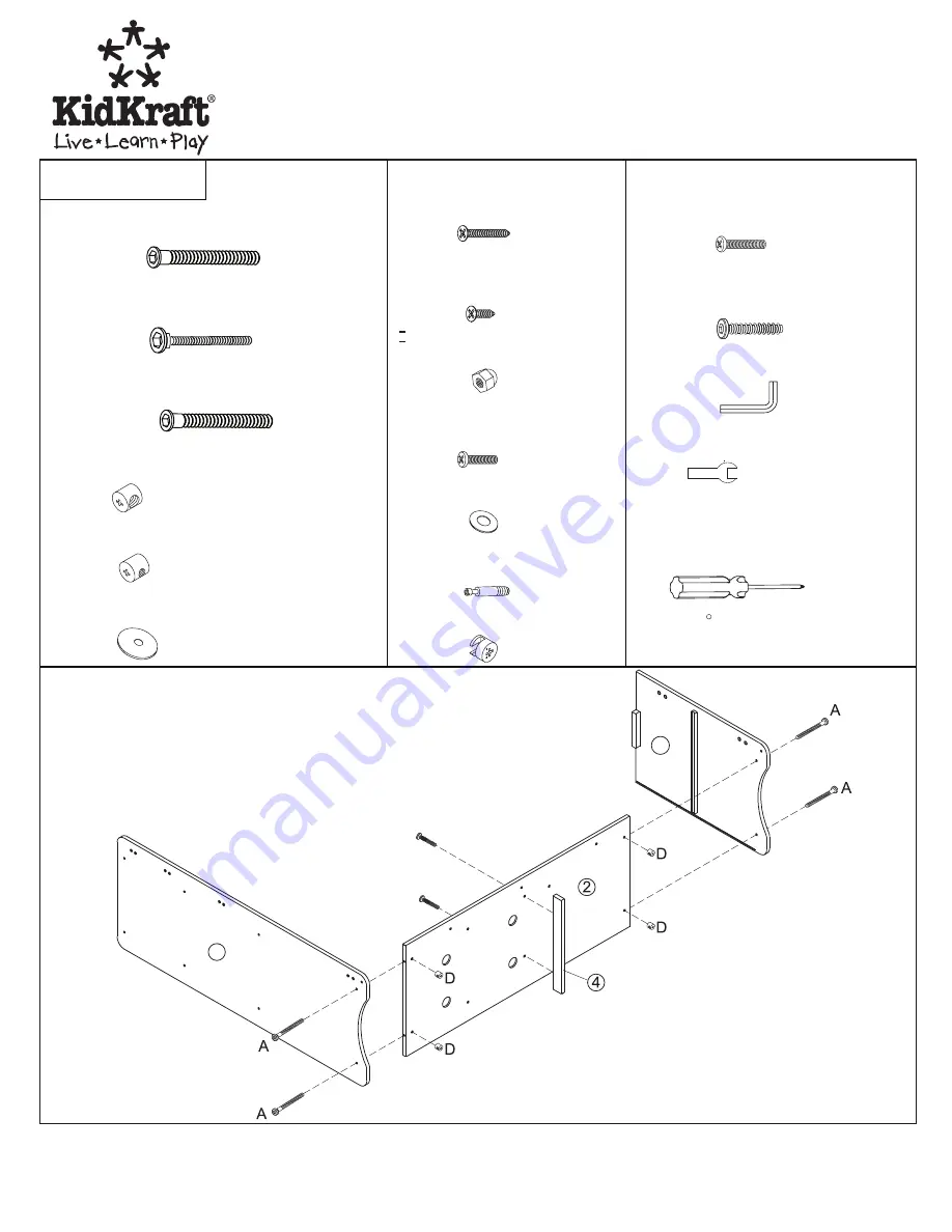 KidKraft Ultimate Wood Kitchen 53115 Assembly Instructions Manual Download Page 2