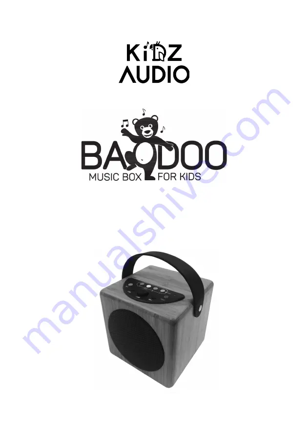 KidzAudio BADOO User Manual Download Page 1