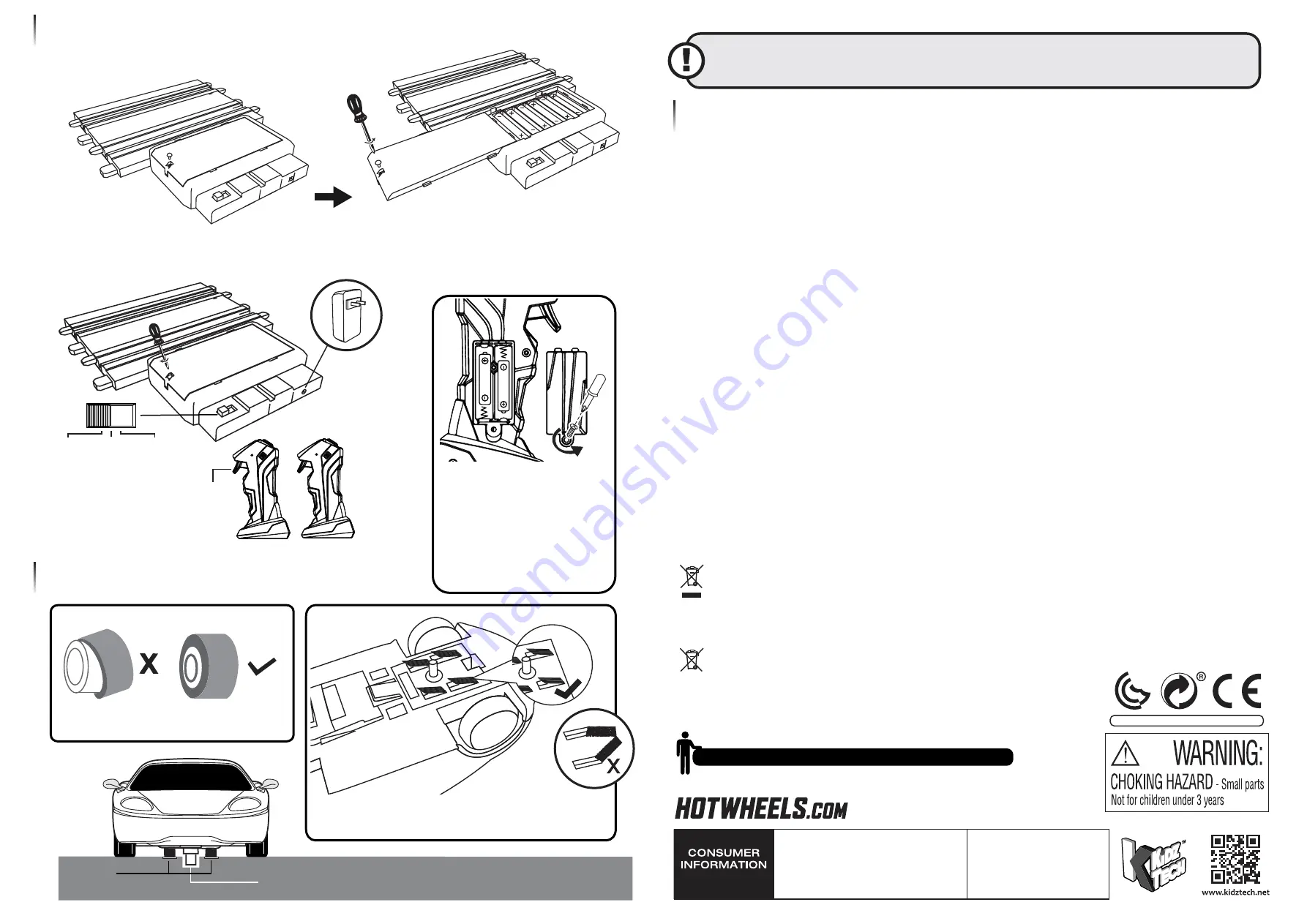 KidzTech Hot Wheels Zero Gravity Series Instruction Manual Download Page 2