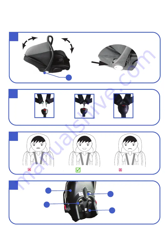 KIKKA BOO DARLING car seat Instructions For Use Manual Download Page 3