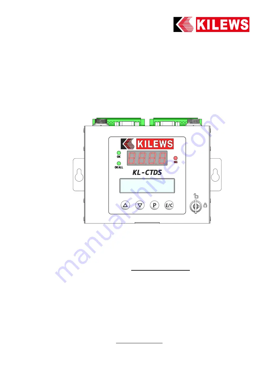 Kilews KL - CTDS User Manual Download Page 1