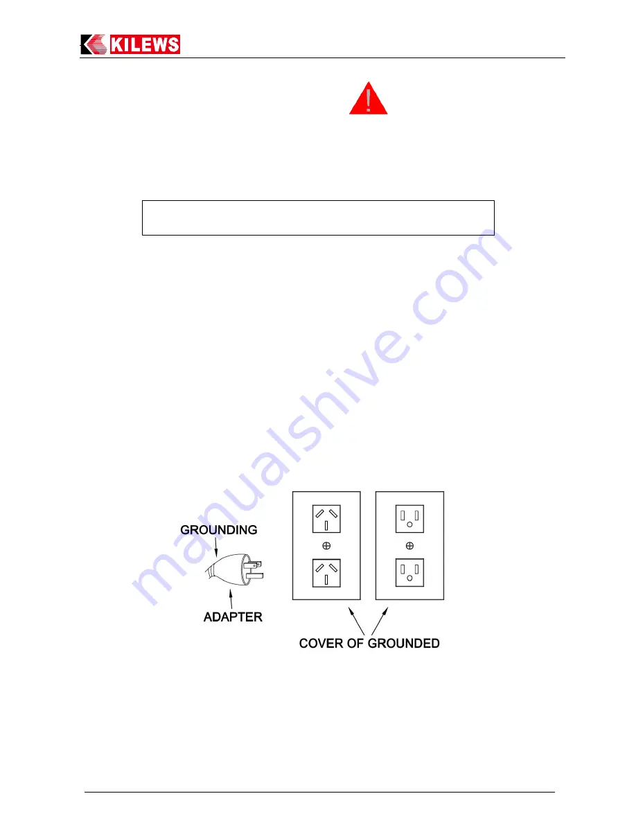 Kilews SKD-BN5012L Operation And Maintenance Manual Download Page 5