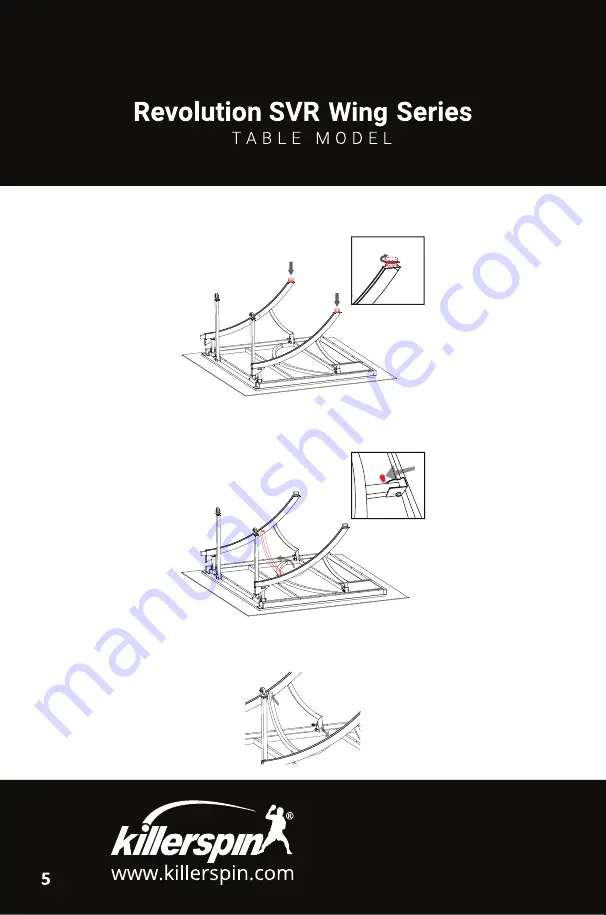 killerspin Revolution SVR Wing Series Скачать руководство пользователя страница 6