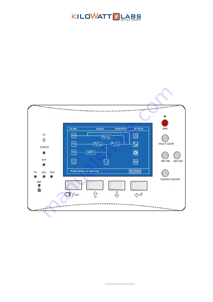 Kilowatt Labs GF-80000-360Vdc-380Vac-3/3 Скачать руководство пользователя страница 13