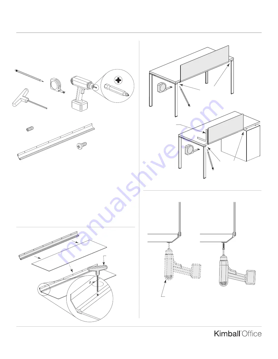 Kimball Fluent Series Assembly Instructions Manual Download Page 11