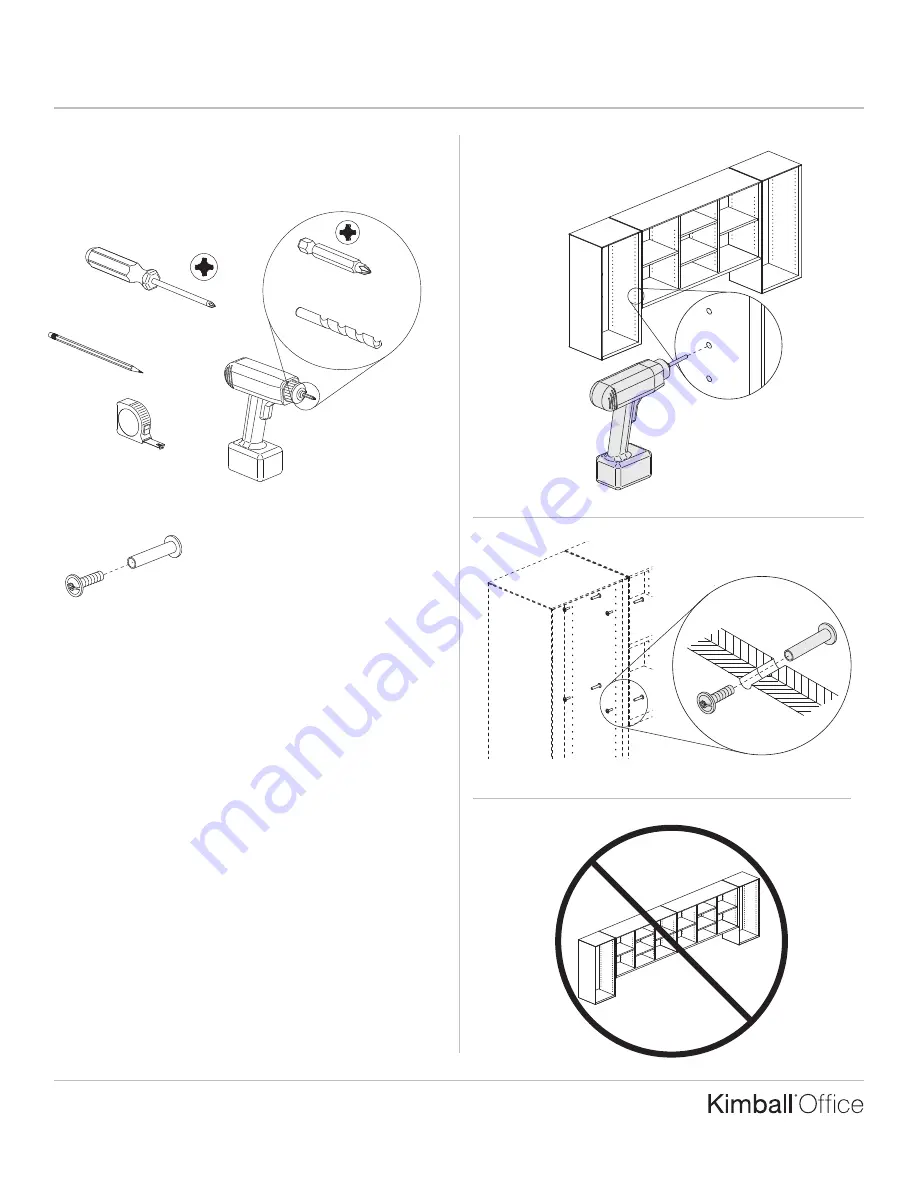 Kimball Fluent Series Assembly Instructions Manual Download Page 19