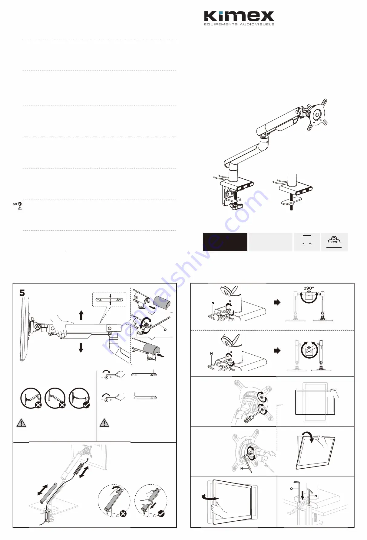 Kimex 015-2411 Instruction Manual Download Page 3