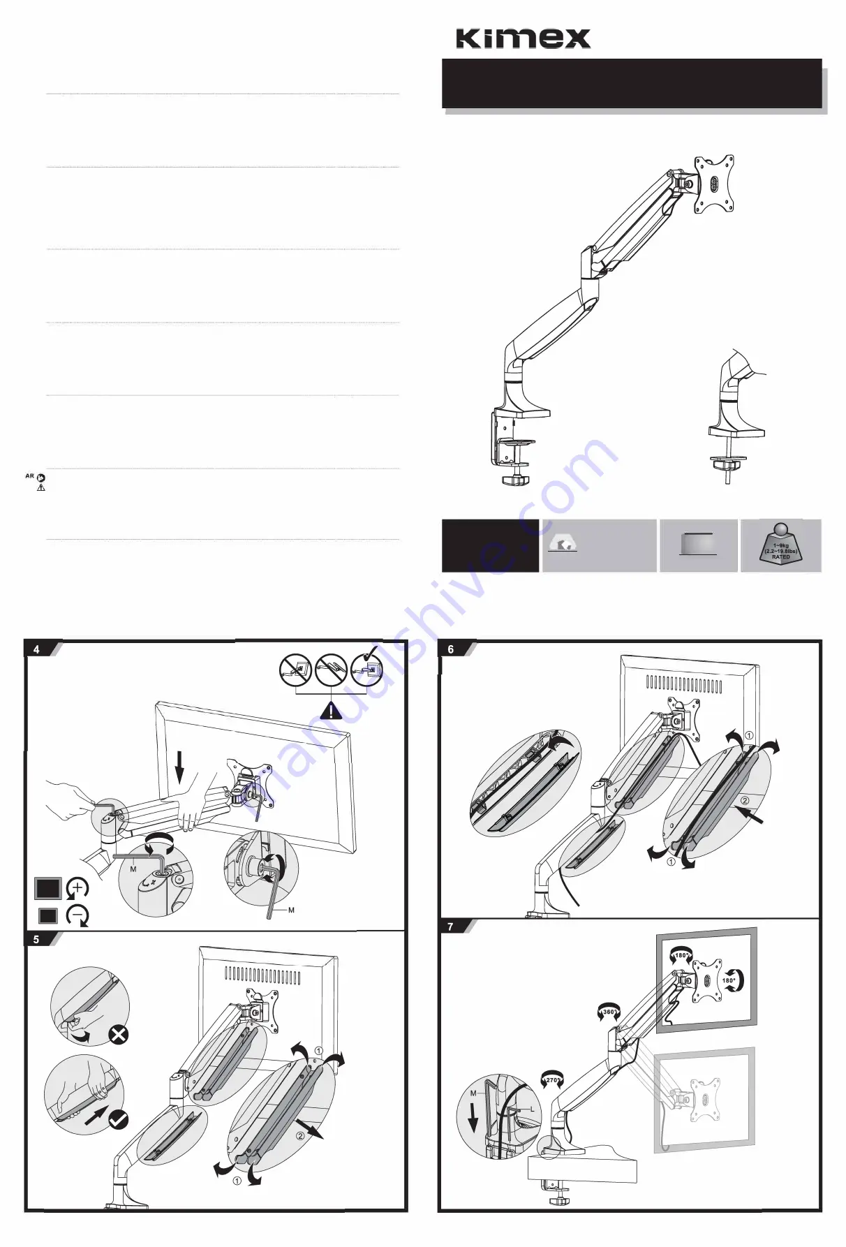 Kimex 015-2501 Installation Manual Download Page 1