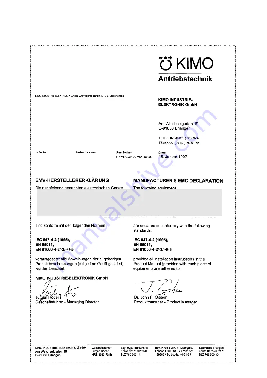 Kimo LEKTROMIK S2 Product Manual Download Page 27