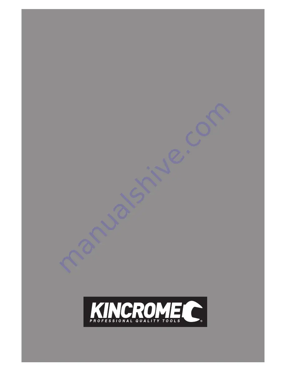 kincrome K12140 Manual Download Page 6