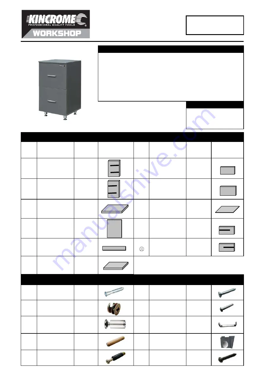 kincrome K7802 Скачать руководство пользователя страница 1