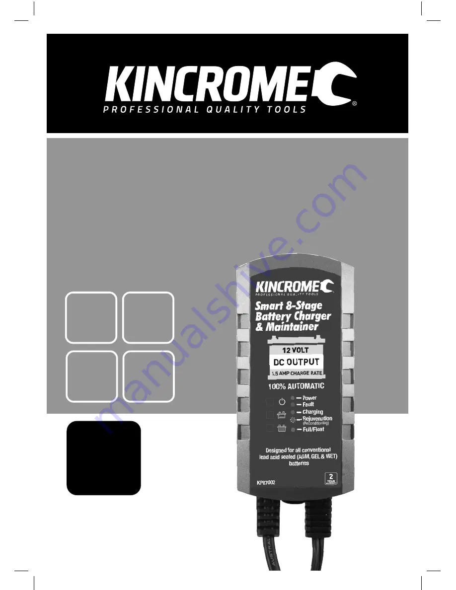 kincrome KP87002 Скачать руководство пользователя страница 1