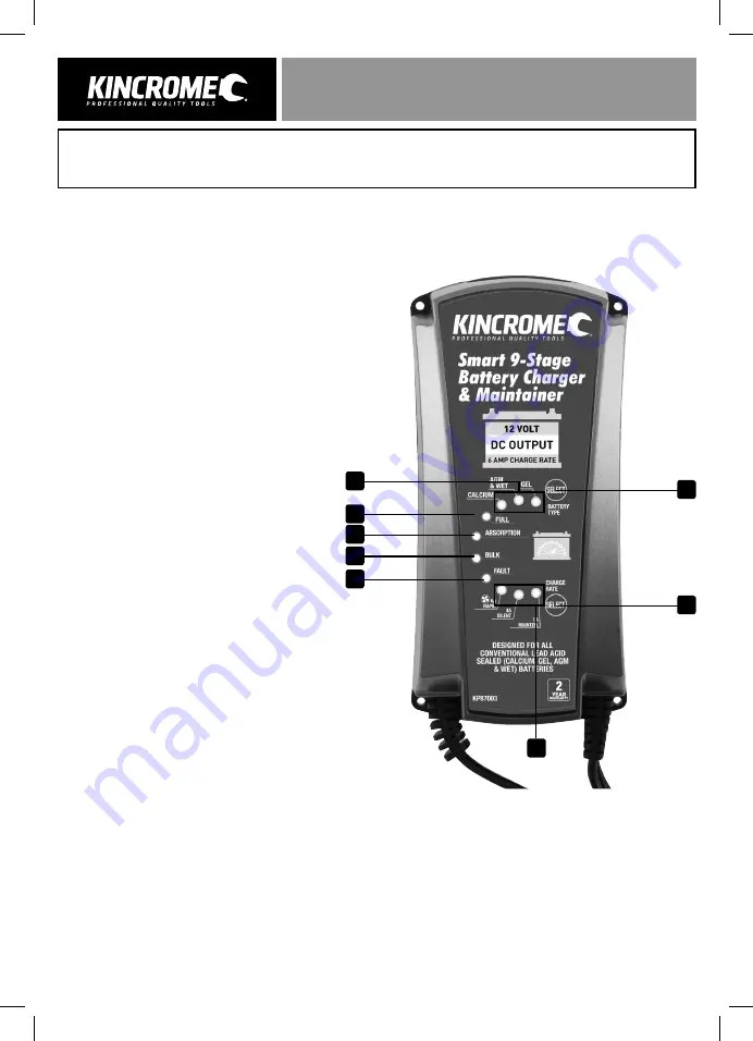 kincrome KP87003 Скачать руководство пользователя страница 2