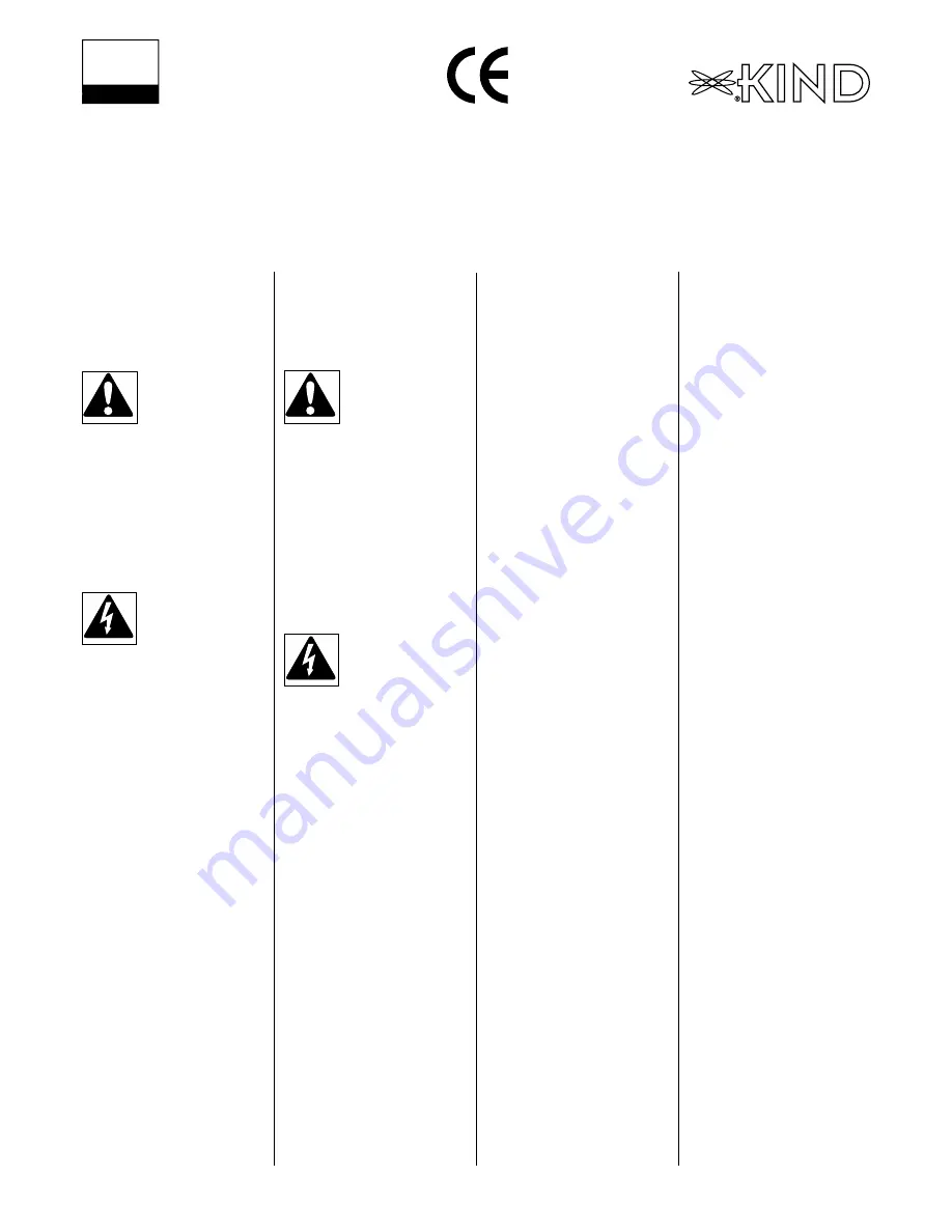 Kind KDX 14.2 User Manual Download Page 5